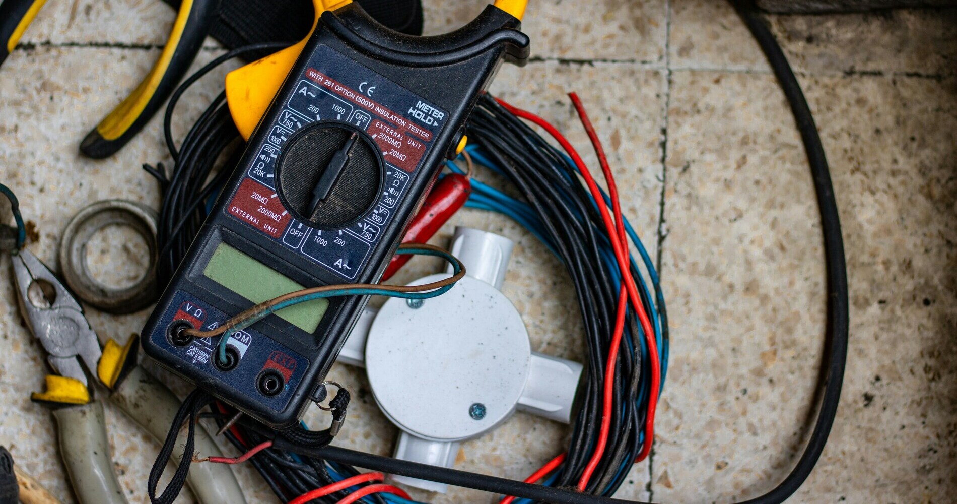 電気配線の写真